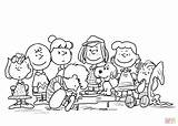 Coloring Pages Charlie Peanuts Brown Characters Christmas Printable Peanut Snoopy Color Character Linus Print Gang Kids Supercoloring Cartoon Thanksgiving Clipart sketch template