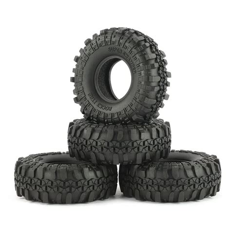 pcs rc car tires   mm rubber  rock crawler tires tyre   scx axial rcwd