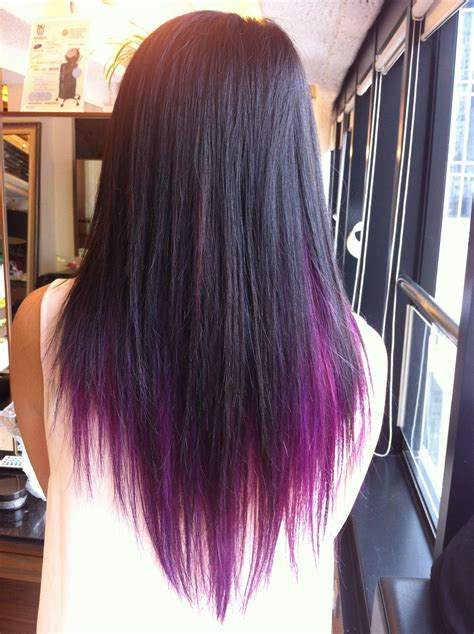 hair color hair color  purple  hair brown layered hair