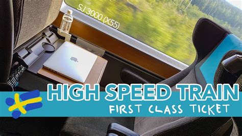 high speed train first class swedish sj 3000 to