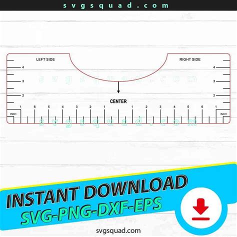 shirt ruler svg tee shirt ruler placement guide template svgsquad