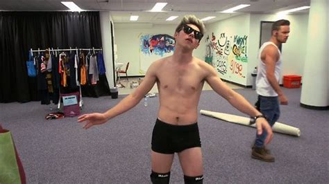 one direction in gym fit males shirtless and naked