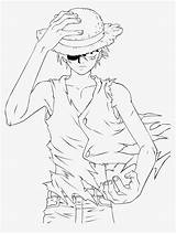 Luffy Angry sketch template