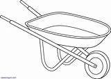 Wheelbarrow Barrow Clipart Wheel Coloring Outline Clip Drawing Line Wheelbarrows Cliparts Pages Sweetclipart Google Colouring Consider Drawings Clipground Library 1107 sketch template