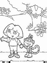 Dora Explorer Nickelodeon sketch template