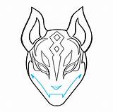 Fortnite Mask Masken Ausdrucken Ausmalbilder sketch template