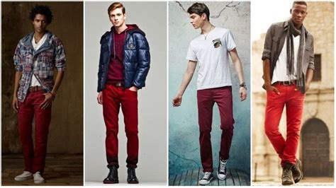 wear red pants mens style guide  trend spotter red