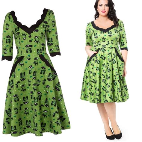 Pin Up Plus Size Dresses Pluslook Eu Collection