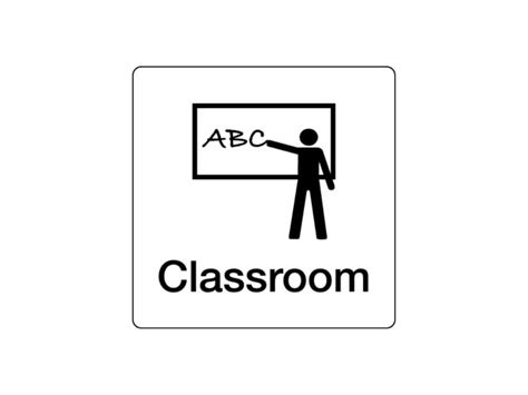 classroom sign information signs safe industrial