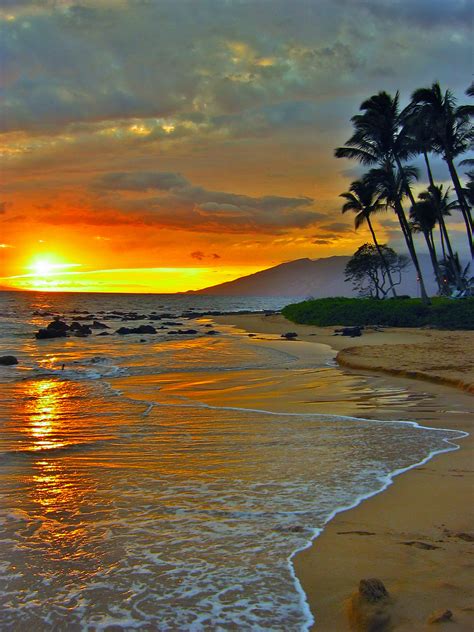 sunset  island  maui hawaii usa shah nasir travel