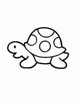 Turtle Coloring Pages Cute Drawing Simple Yertle Easy Line Clipart Cliparts Fish Baby Printable Little Getdrawings Koi Library Tortue Tattoo sketch template