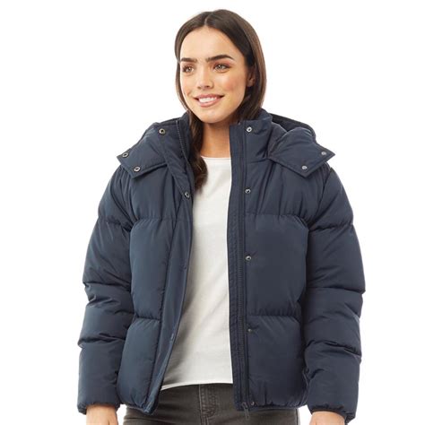 buy fluid womens hooded puffer jacket navy