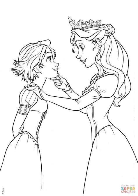 coloriage  tangled coloring pages rapunzel coloring pages disney