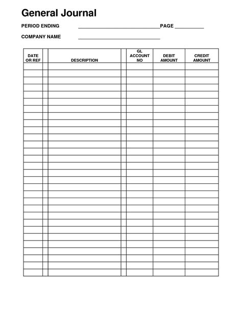 accounting journal template excel db excelcom