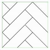 Herringbone sketch template