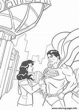 Superman Coloring Lane Lois Pages Interviews Printable Print Color Book sketch template