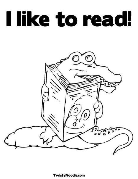 animals reading books print  coloring page itll print full page