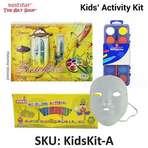 weststar  art shop buy kids activity kit    discount