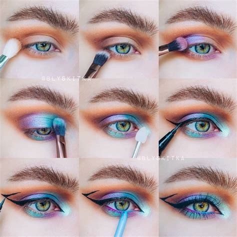 step  step eye makeup tutorials  pictures  glossychic