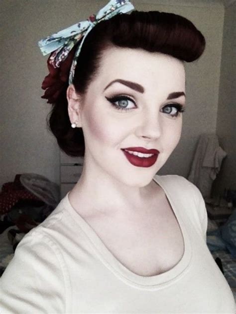 messy girl como adotar o estilo pin up penteados vintage