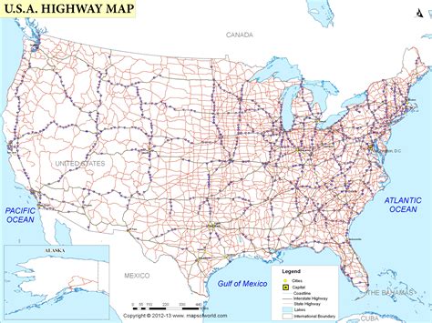 images  united states highway map printable united states united states road map usa