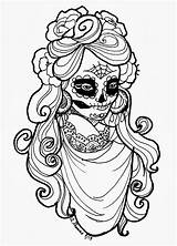 Coloring Muertos Dia Los Pages Skull Dead Adult Printable Calavera Print Skulls La Halloween Colorear Para Calaveras Sugar Colouring Drawing sketch template