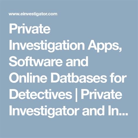private investigator software private investigator private