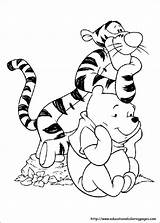 Tigger Coloring Pages Disney Print Printable Colouring Sheets Pooh Winnie Color Kids Tigrou Coloriage Tiger Getcolorings Kleurplaat Characters Line Colorings sketch template