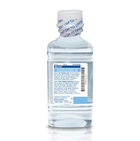 sterile water ml bottle