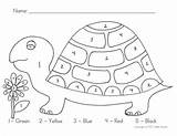 Turtle Number Color Preview sketch template