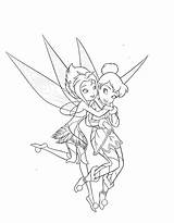 Pages Coloring Tinkerbell Friends Getcolorings sketch template
