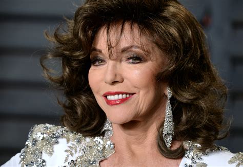 joan collins  reveals  secret  staying young