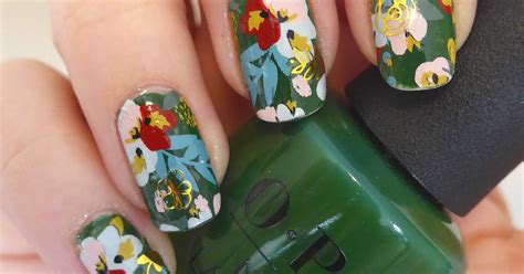 manicure monday spring bloom nails