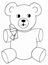 Teddy Bear Pages Printable Coloring Kids Bestcoloringpagesforkids Bears Cartoon Print sketch template