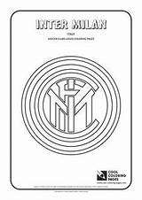 Inter Coloring Milan Logo Pages Soccer Logos Cool Clubs Club Team Italian Football Disegni Ausmalen Fc Ausmalbilder Italy Popular Herb sketch template