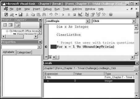 window access vba programming visual basic  applications