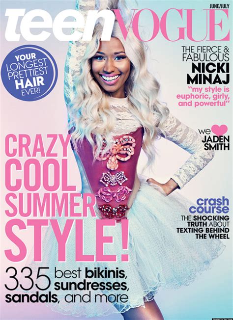 Nicki Minajs Teen Vogue Cover Reminds Us Of Her Costume Wearing Days