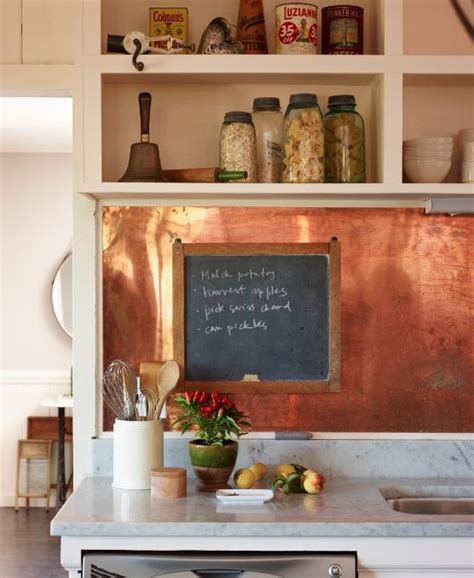 27 trendy and chic copper kitchen backsplashes digsdigs