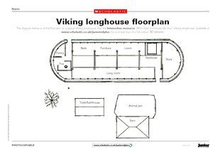 viking longhouse floor plan scholastic shop