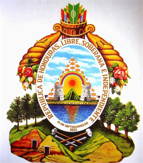 el escudo nacional esta compuesto por la historia de honduras diario roatan
