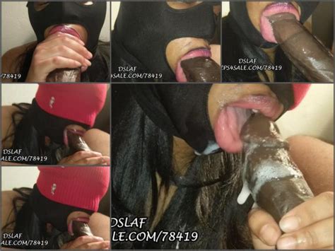 masked ebony with huge lips exciting pov blowjob rare amateur fetish video