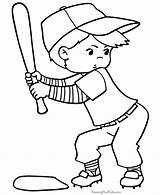 Coloring Baseball Sheets Pages Printable Sports Print Swing Roundup Ultimate Boy Kids Stance Batting Bat Ready Getting Cartoon Cute Little sketch template