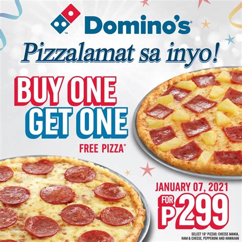 dominos pizza pizzalamat buy     pizza   deals pinoy