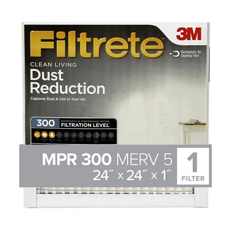 filtrete xx clean living dust reduction hvac furnace air filter  mpr  filter