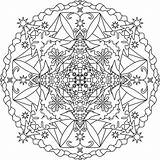 Mandala Zentangle sketch template