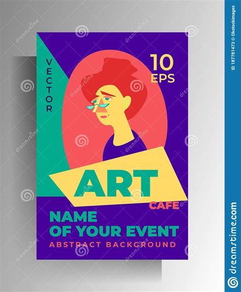 event poster design template  format vector stock illustration illustration  background