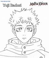 Jujutsu Kaisen Itadori Coloriage Gojo Satoru Yuji Sukuna Megumi Fushiguro Coloriages sketch template