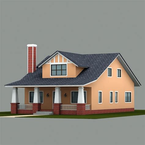 bungalow house model