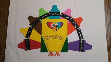 turkey in disguise as a box of crayons turkey disguise turkey