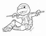 Mutant Turtles Raphael Colouring Getdrawings sketch template